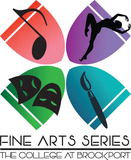 Fine Arts Series logo, The College at Brockport