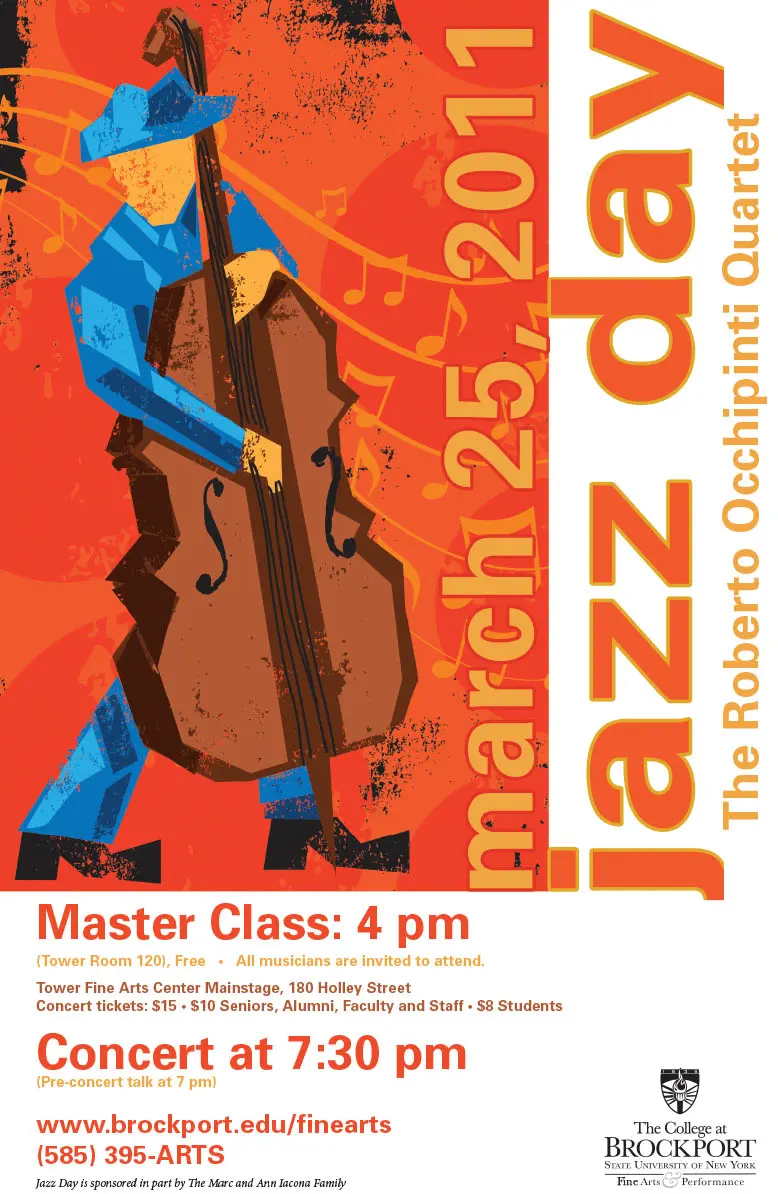 Jazz Day poster, the Roberto Occhipinti Quartet